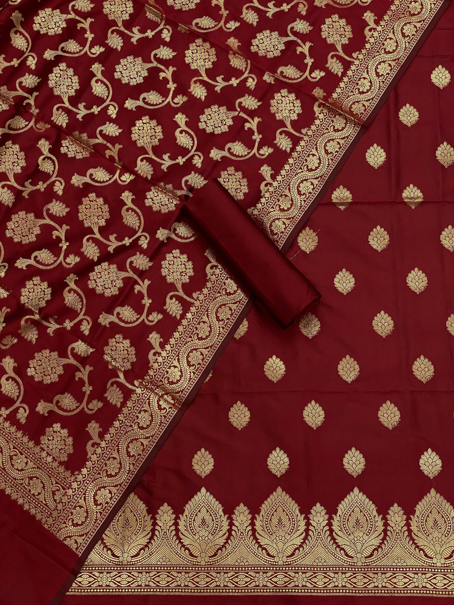 Banarasi silk suit by banarasi store - Banarasi Store