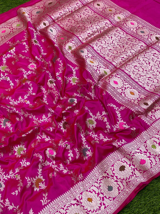 Handwoven katan saree by banarasi store