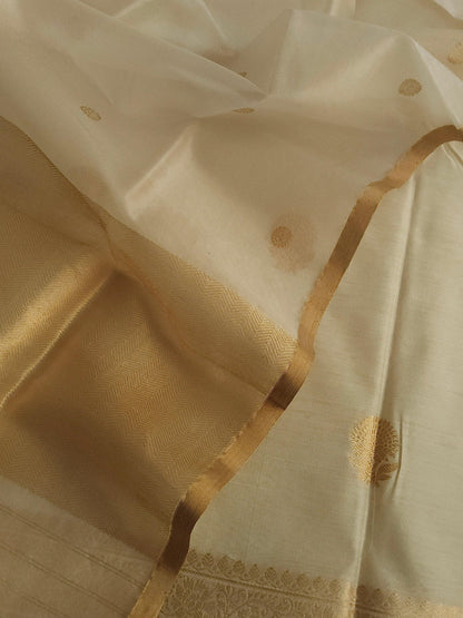 Handloom pure chiniya silk by banarasi store