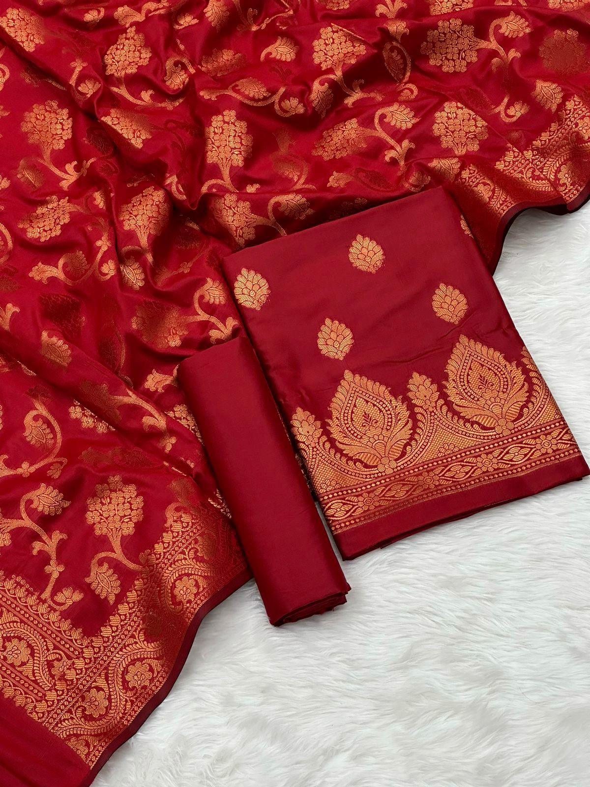 Banarasi silk suit by banarasi store