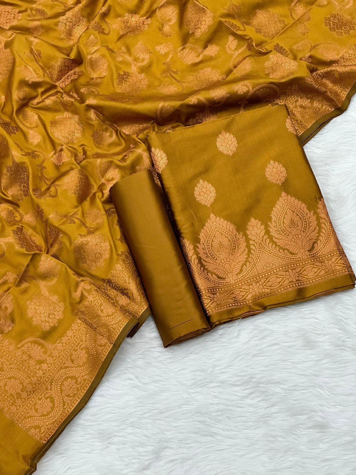 Banarasi silk suit by banarasi store