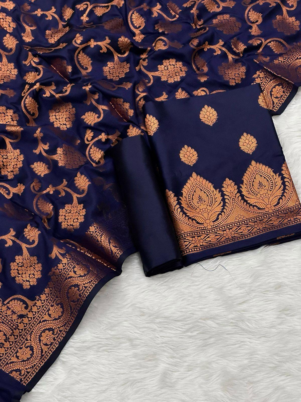 Banarasi silk suit by banarasi store