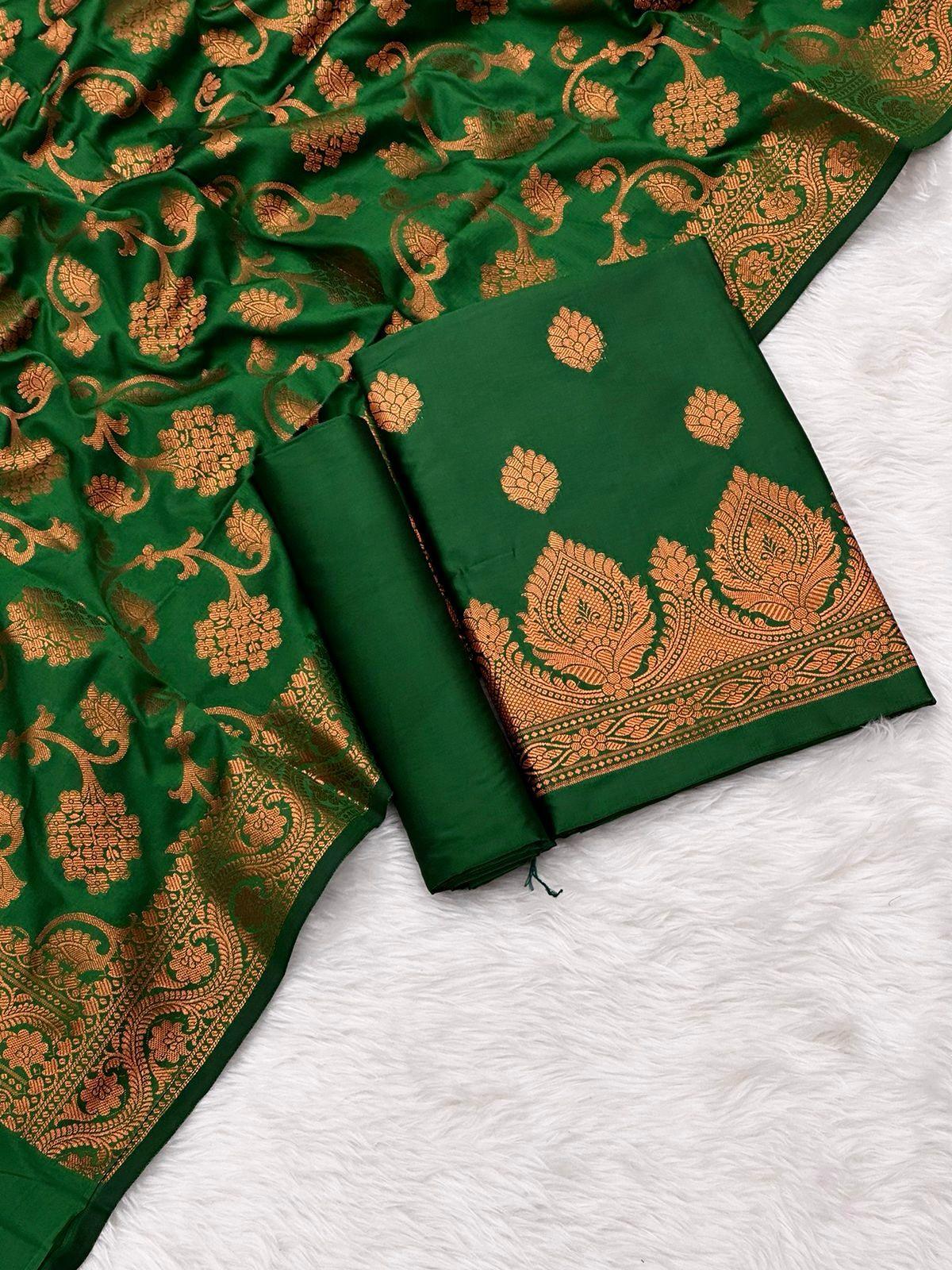 Banarasi silk suit by banarasi store