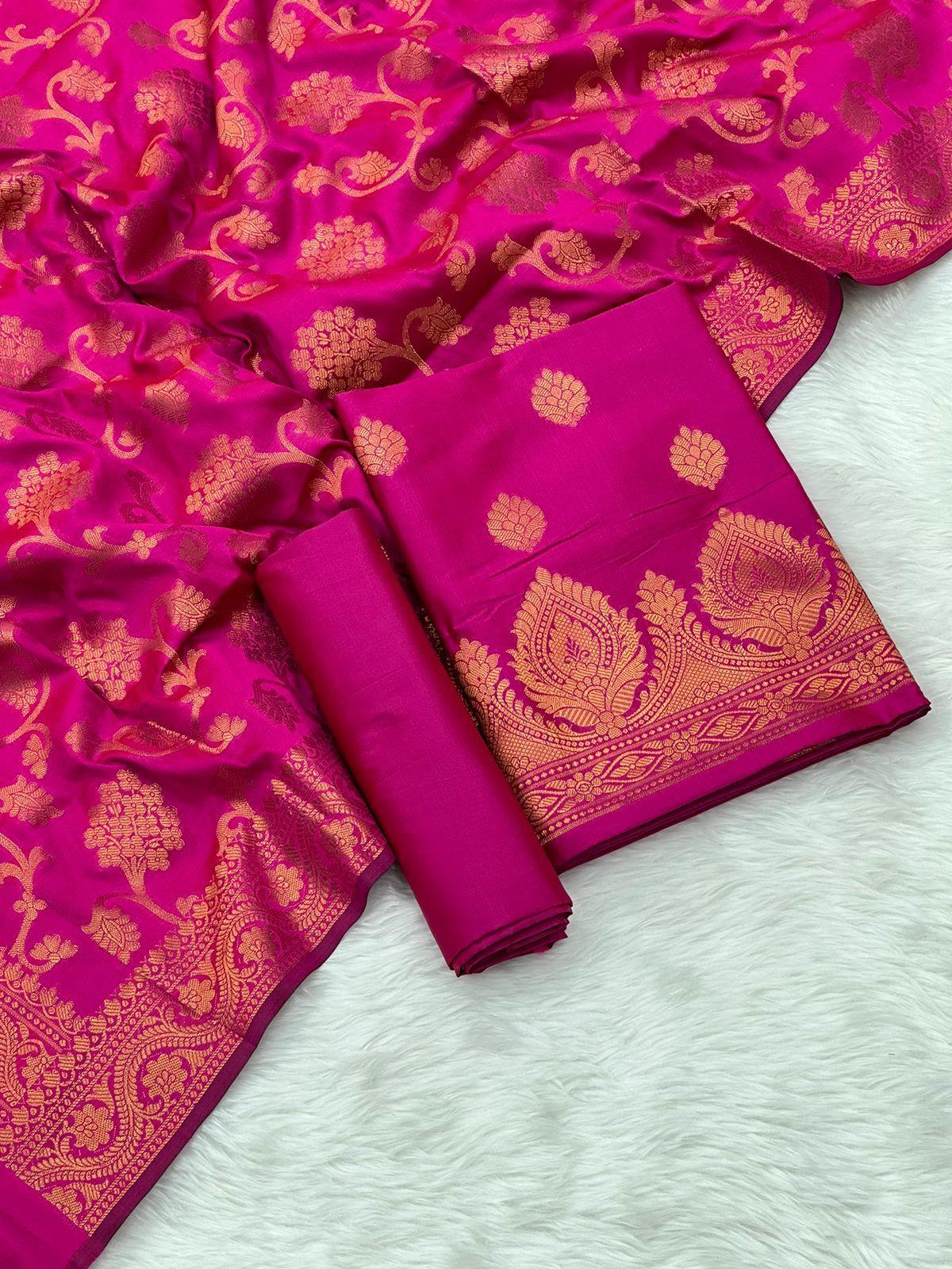 Banarasi silk suit by banarasi store