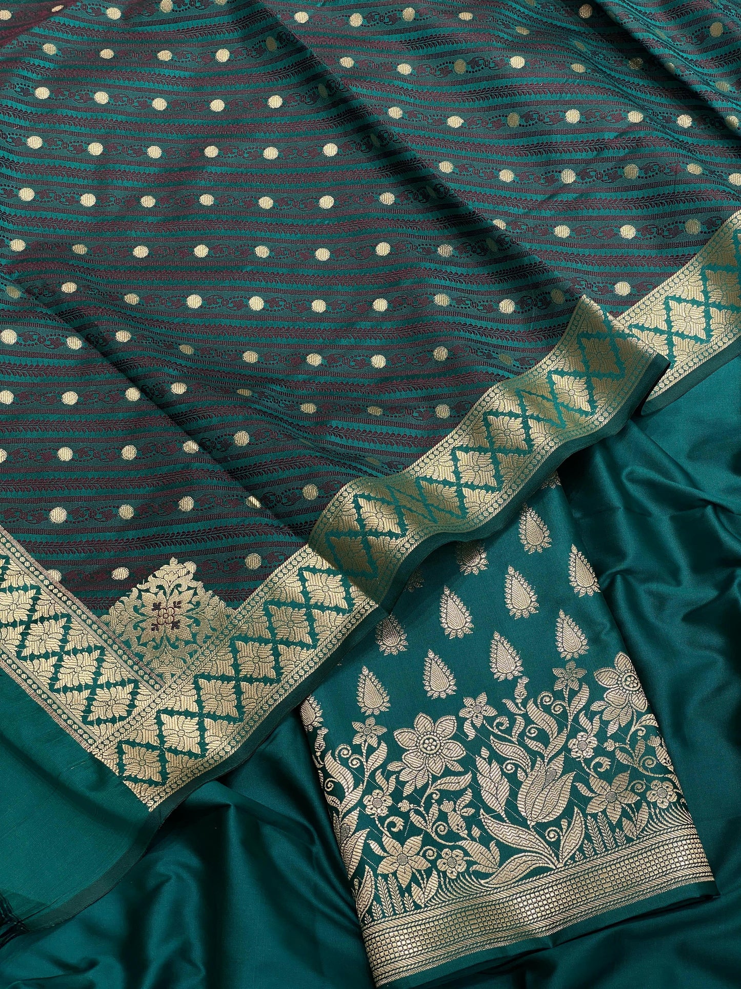 Banarasi silk suit by banarasi store