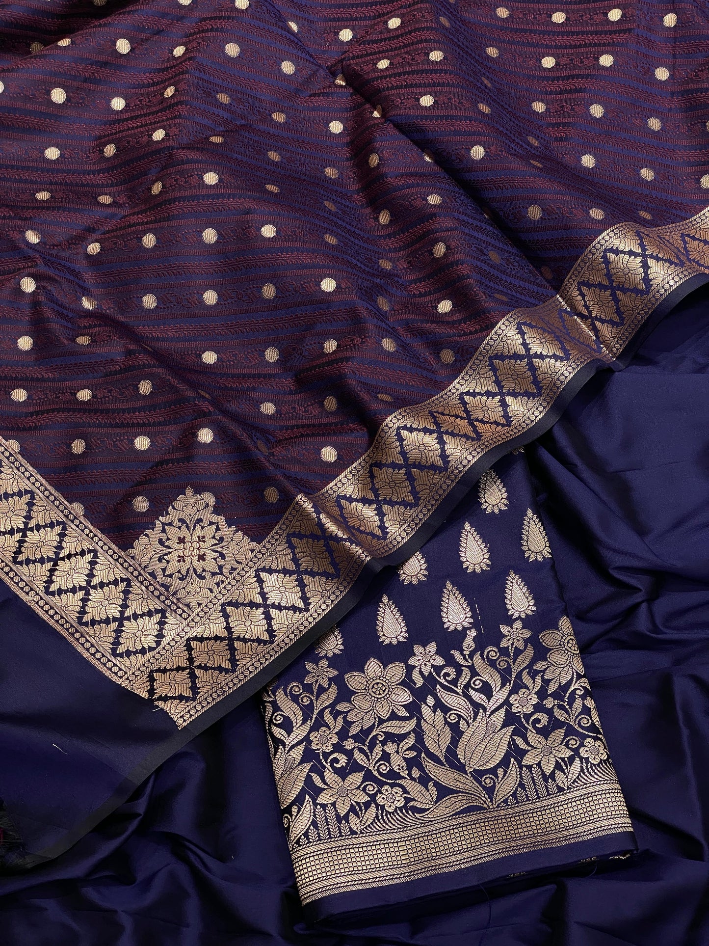 Banarasi silk suit by banarasi store