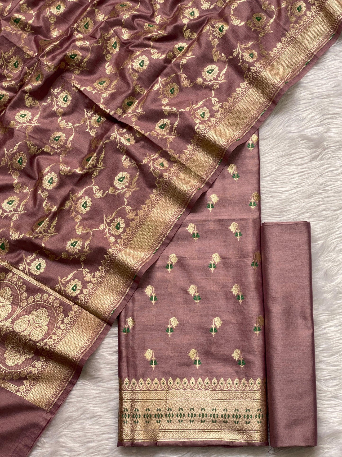 Handloom pure chiniya silk by banarasi store