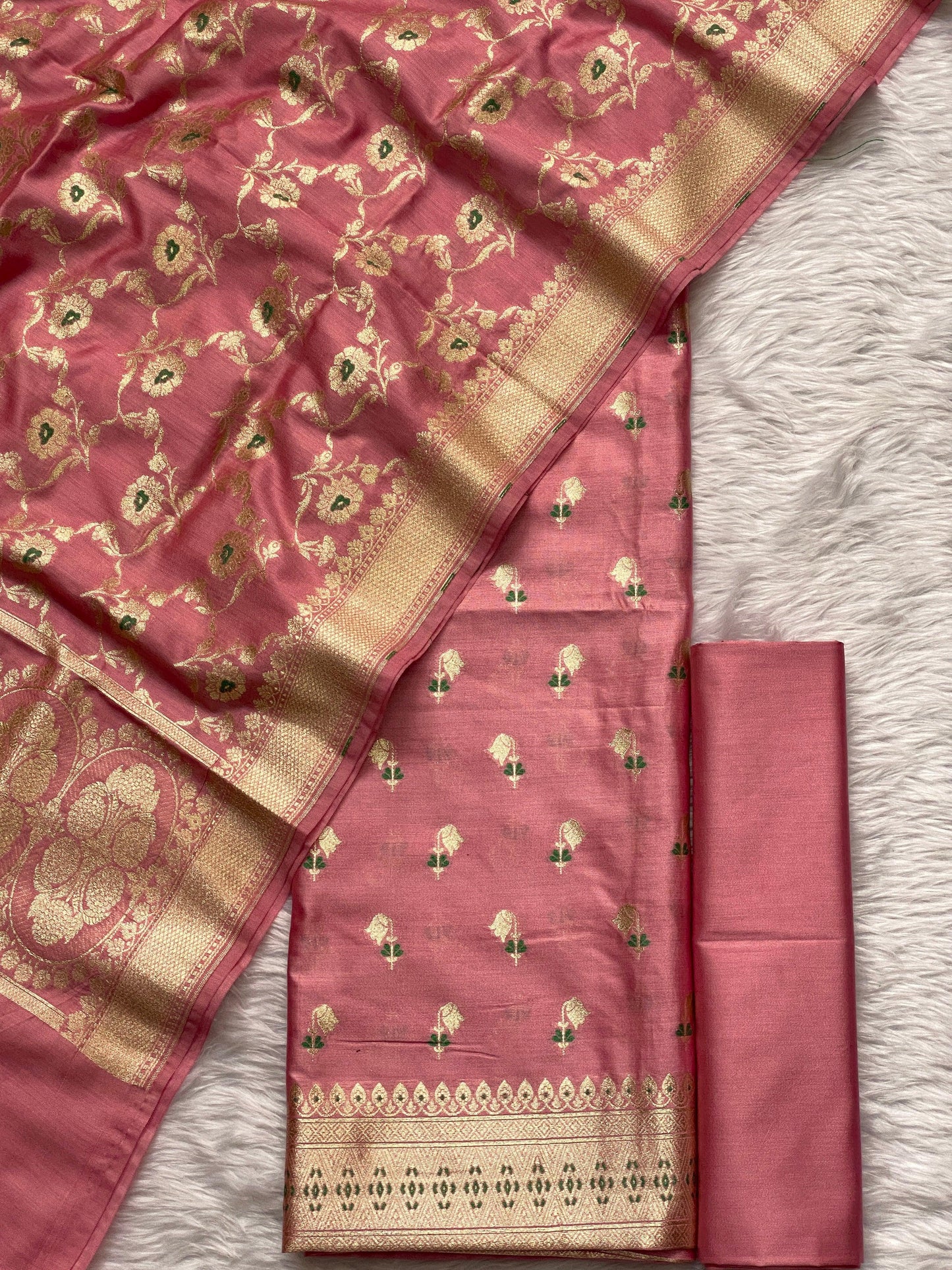 Handloom pure chiniya silk by banarasi store