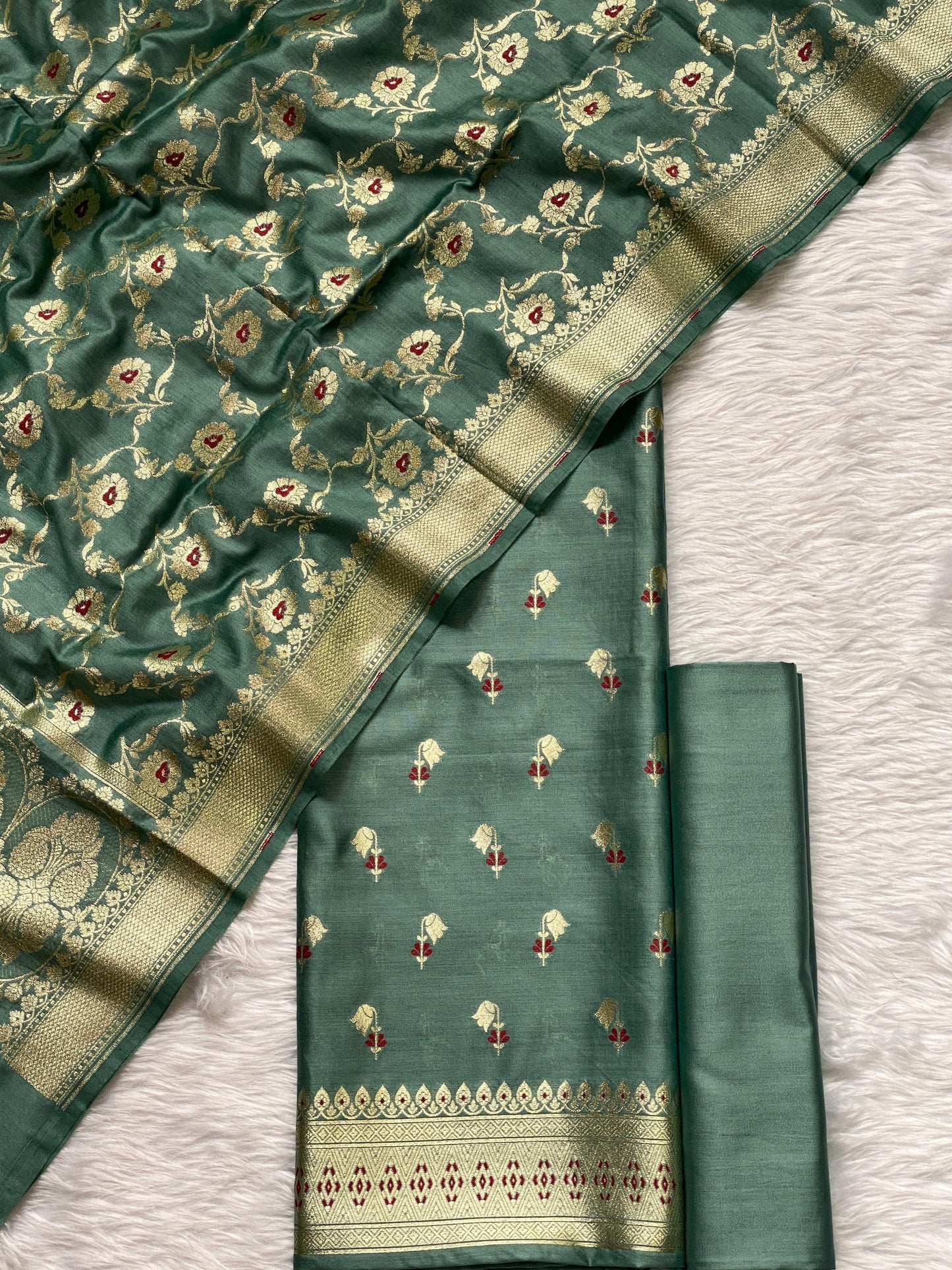 Handloom pure chiniya silk by banarasi store