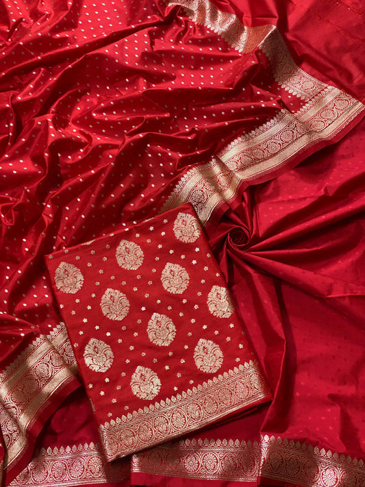 Banarasi katan suit by banarasi store