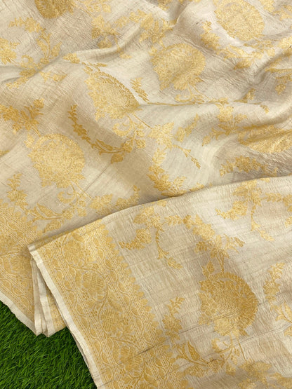 Handwoven khiccha tussar by banarasi Store