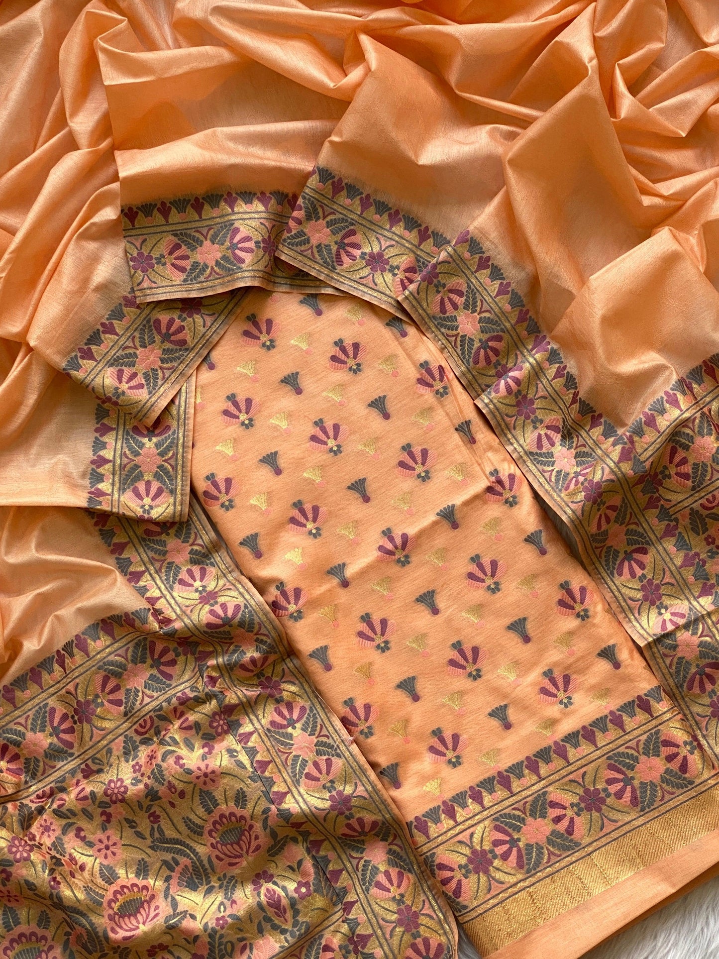 Banarasi Cotton Suit