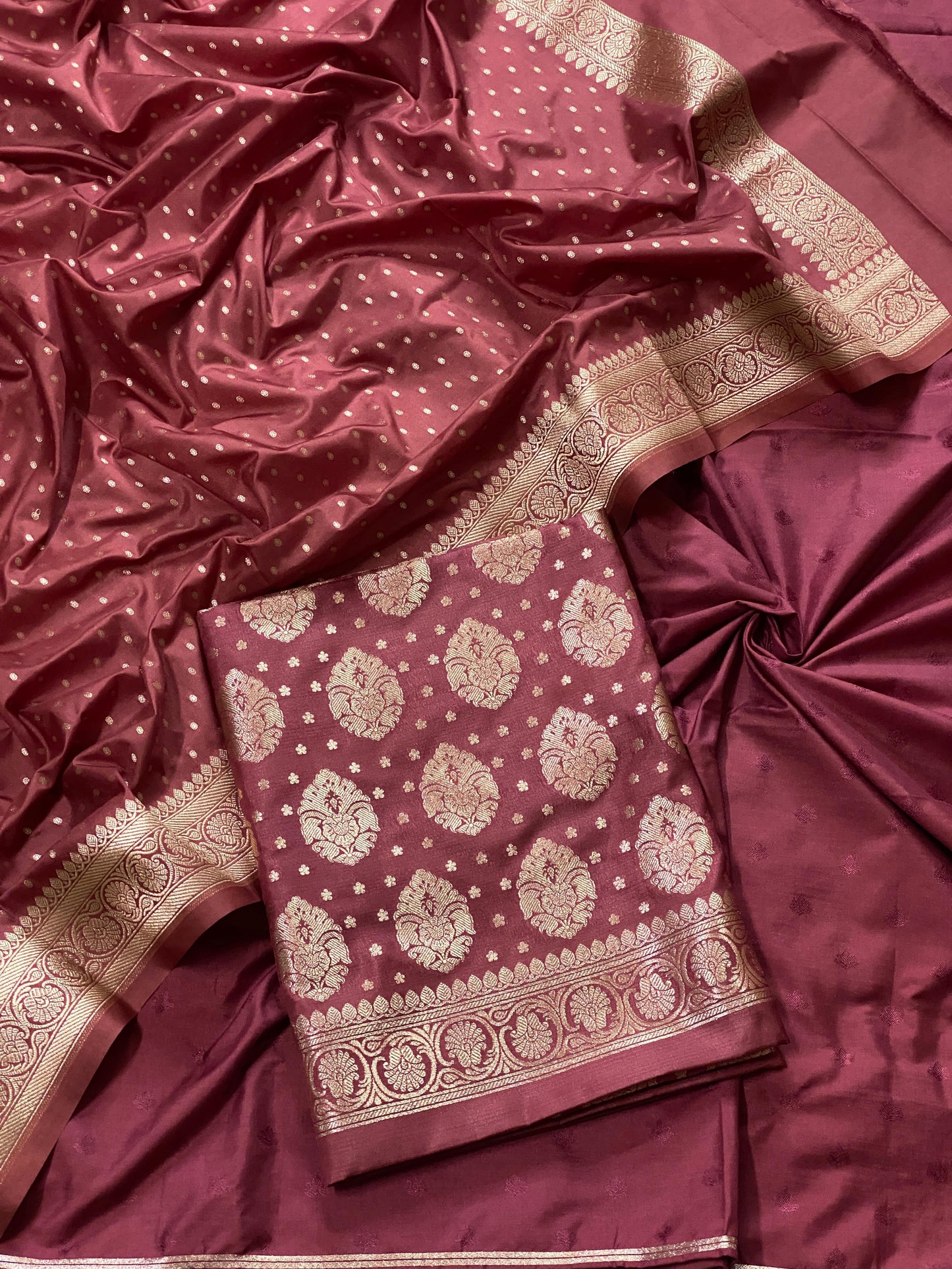 Banarasi katan suit by banarasi store