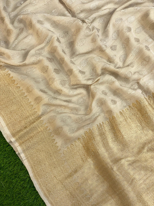 Handwoven khiccha tussar by banarasi Store