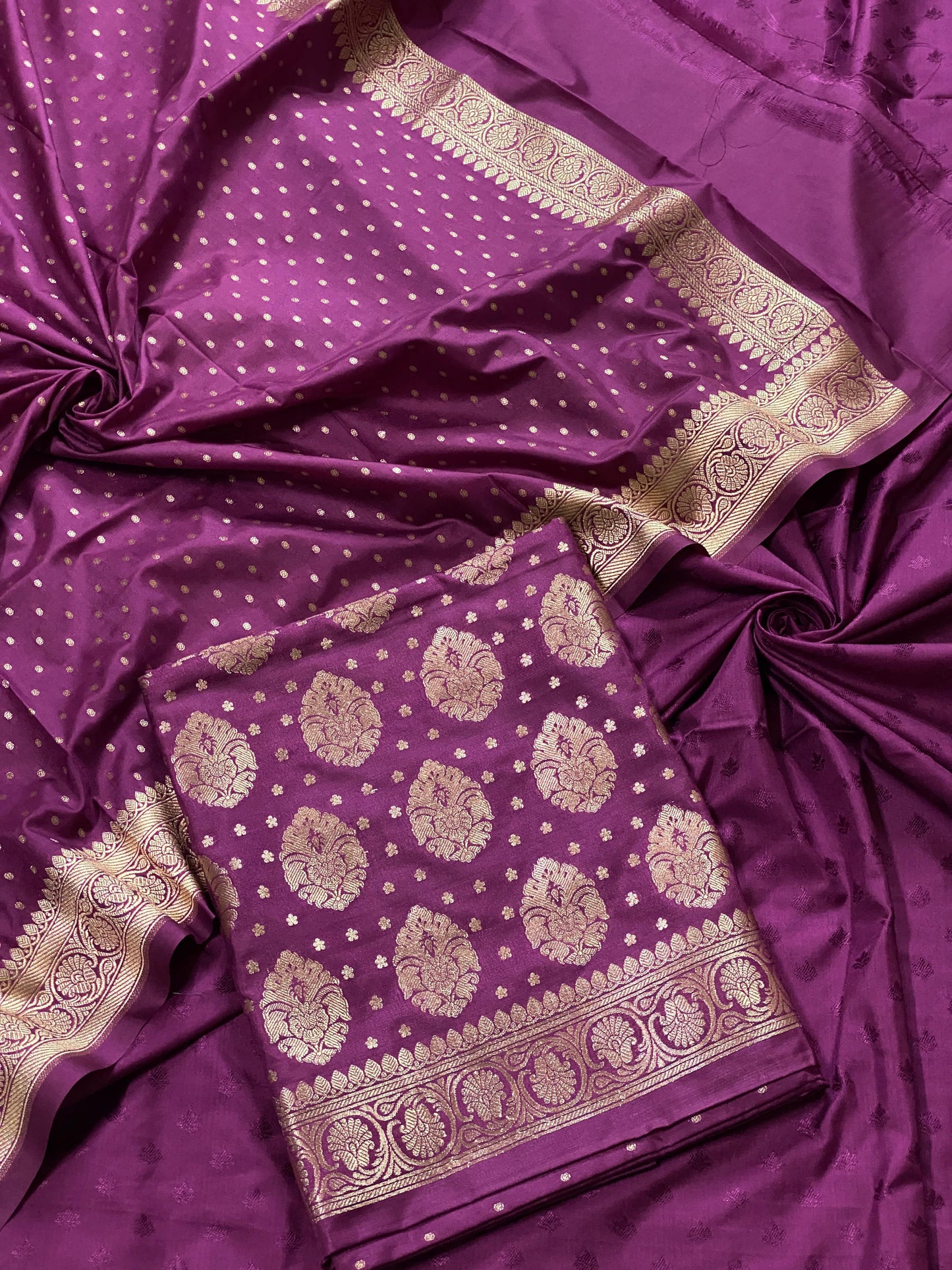 Banarasi katan suit by banarasi store